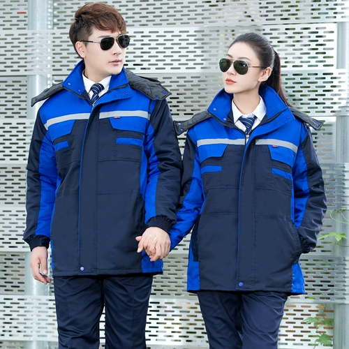 Зимний рабочий пуховик для работы, куртка, увеличенная толщина