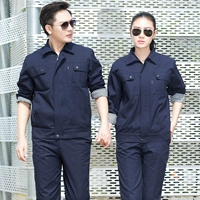 Хлопковый цветной синий комплект, лонгслив