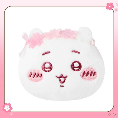 MINISO известный продукт серии Chiikawa, сезон цветения вишни, плюшевый значок, подлинный Xiaoba Usakijiyi