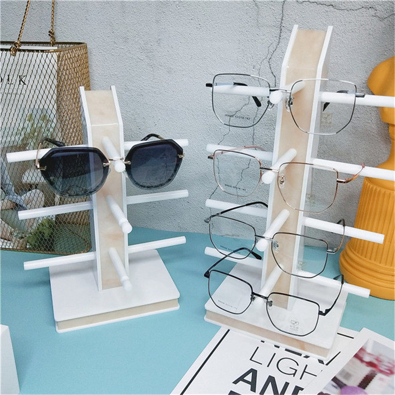 Optical shop props display decorative sunglasses display stand acrylic storage shelf window counter shelf ornaments