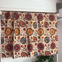 Small counter block curtain Wardrobe door curtain dust curtain Bookcase shelf Kitchen ugly curtain Half curtain custom