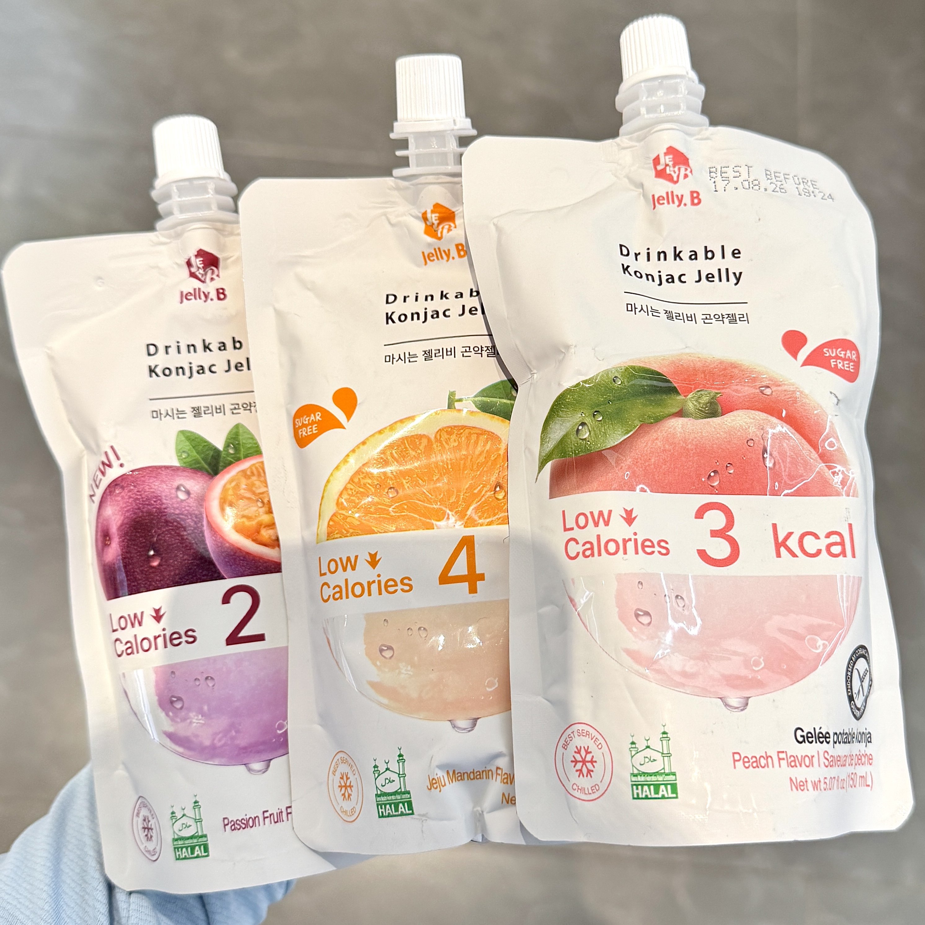 Korean Squeeze Jelly B Passion Fruit & Orange 150ml - Taobao product photo 7