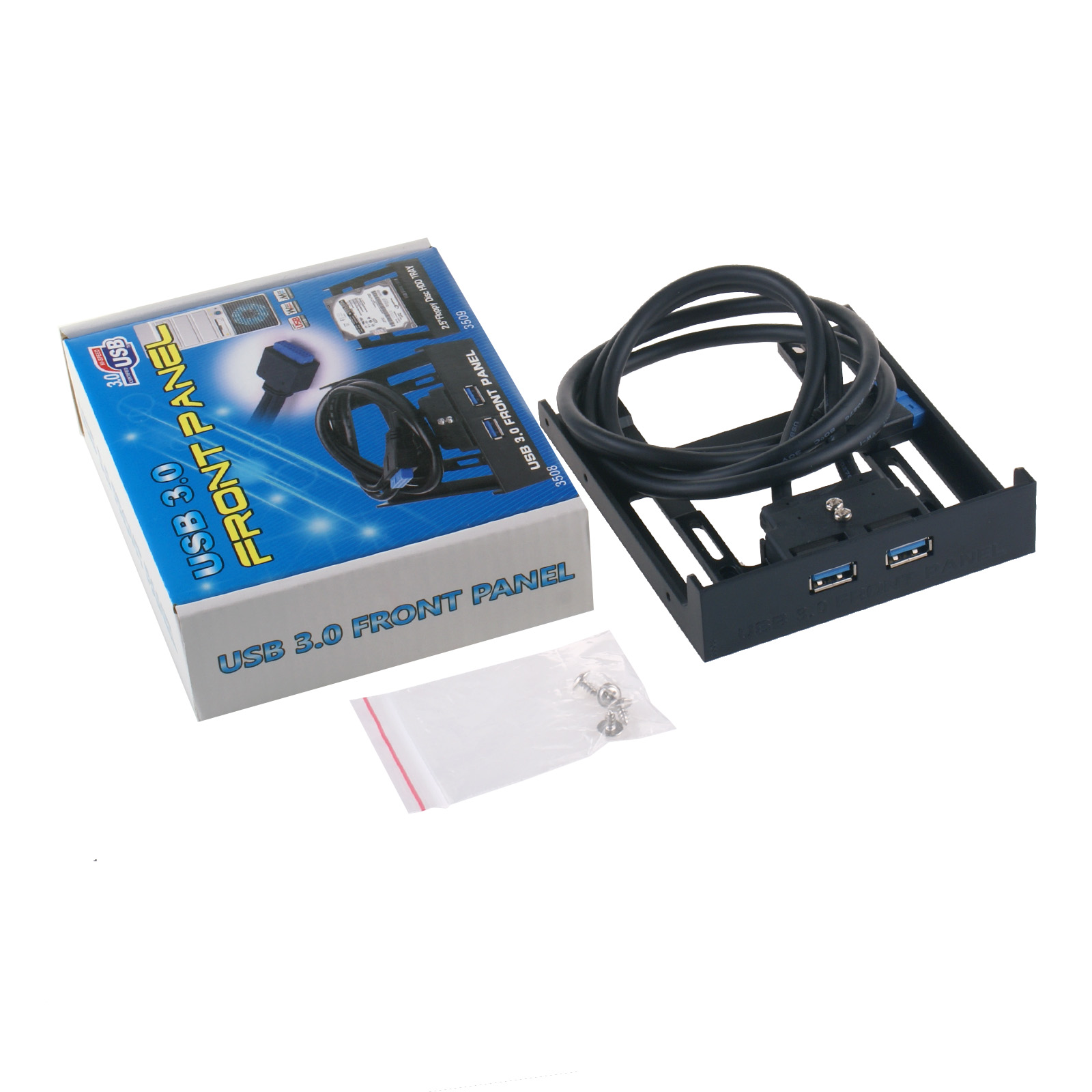 USB3 0 front panel SOFT DRIVE Augmented Card 2 Mouth HUB 19 20PIN Turn 2 Usb Twin hub