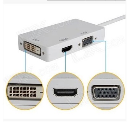 Notebook mac mini dp lightning interface to hdmi dvi vga connect TV connector