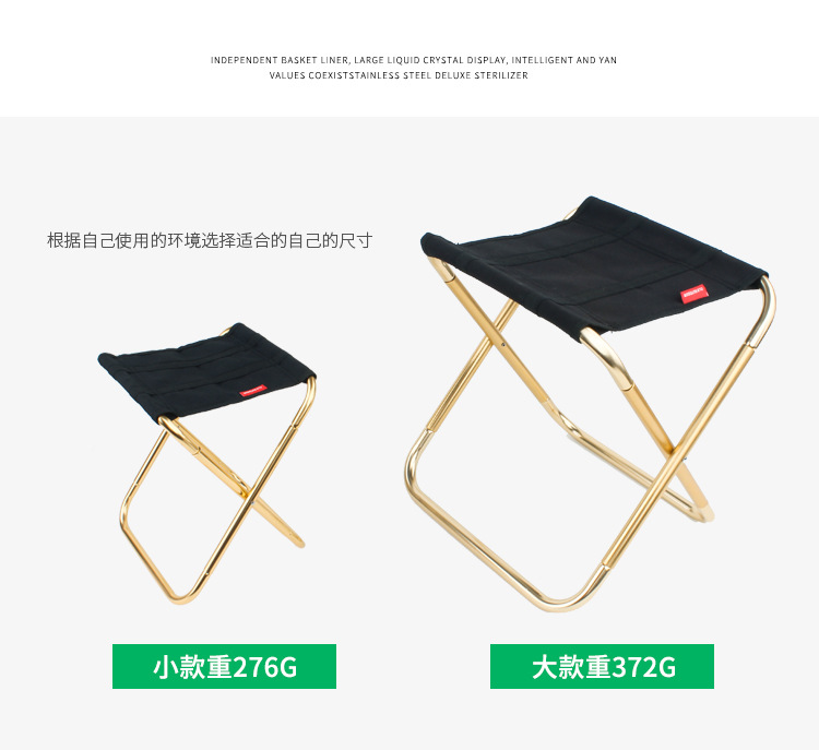 Phiên bản Hàn Quốc của ngoài trời gấp di động Mazar thịt nướng câu cá đơn giản băng ghế nhẹ tự lái du ngoạn đồ nội thất giải trí - Đồ gỗ ngoài trời bộ bàn ghế đá ngoài trời