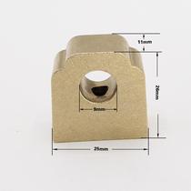 Chinese furniture copper lock nose antique copper lock accessories large 25mm door cabinet lock nose copper accessories Ming and Qing copper parts copper live