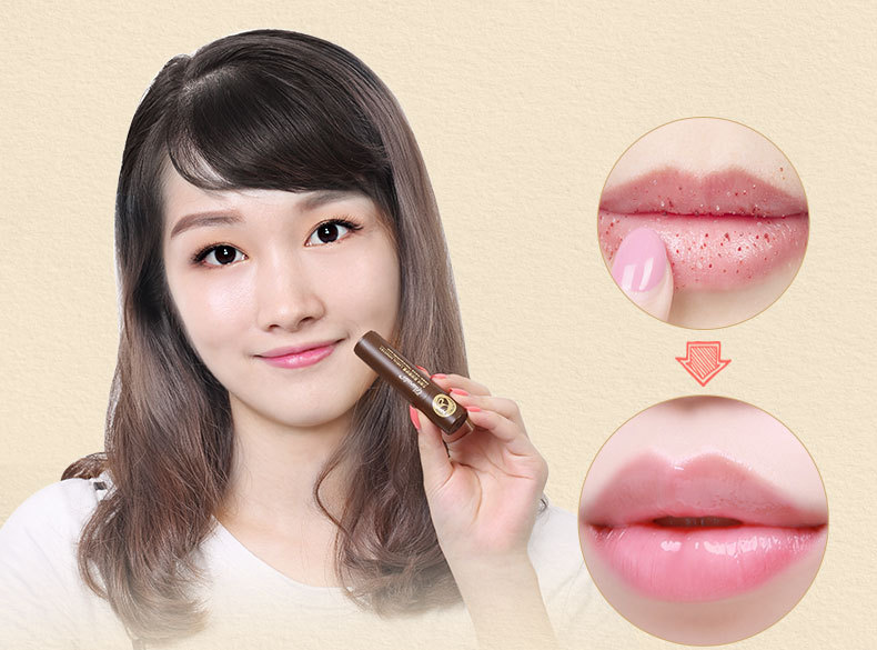 爱 Tẩy tế bào chết tẩy tế bào chết Lip Lip Môi dưỡng ẩm giữ ẩm cho môi dưỡng môi trị thâm