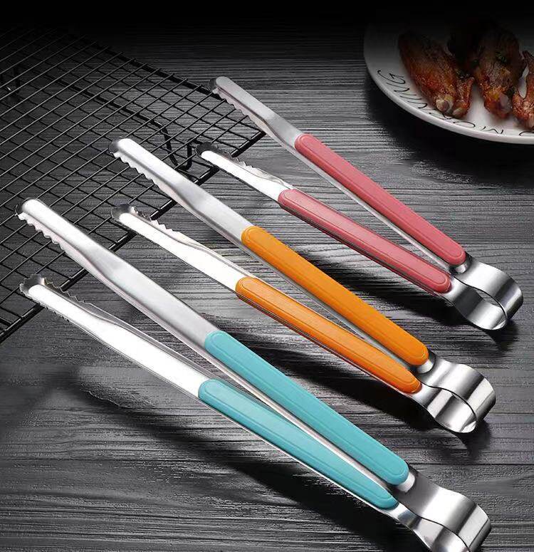 Han Style Grilled Meat Clip Stainless Steel Barbecue Grips Steak for buffet Barbecue Grill Lengthened Multipurpose Food Clip