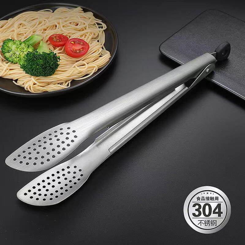 304 Stainless Steel Food Clips Bread Clip Barbecue Clips Physical Pinch of food clip Bull Row Clip Fried Bake Home