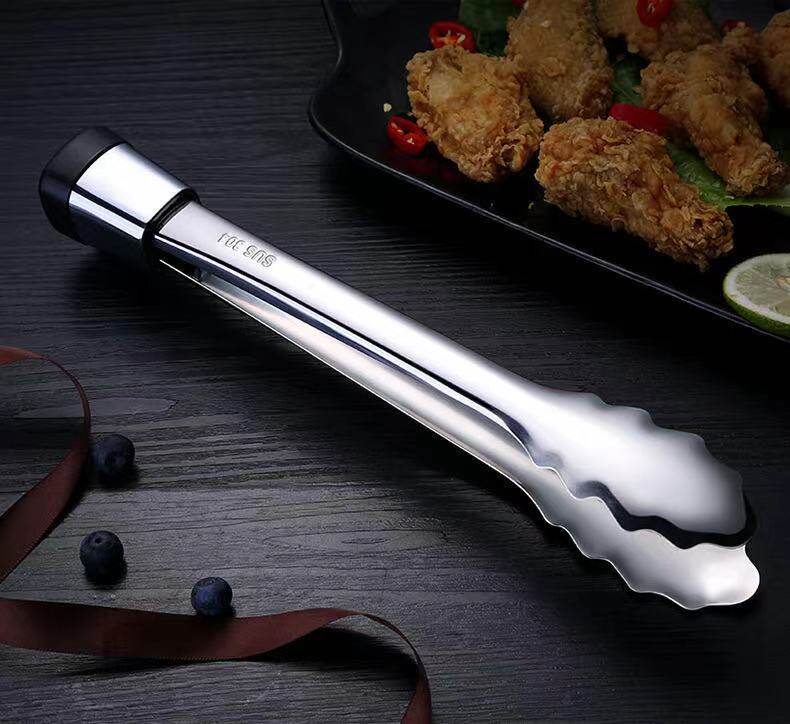 Creative can stand 304 Food clips Bread Clip Barbecue Clips Stainless Steel Grilled Meat Clips Food Clip Steamed Buns Clip