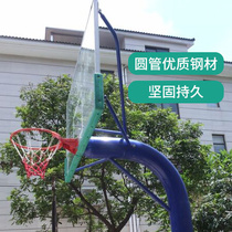 Outdoor standard tempered glass basketball board Outdoor adult basketball backboard Aluminum alloy edged transparent backboard