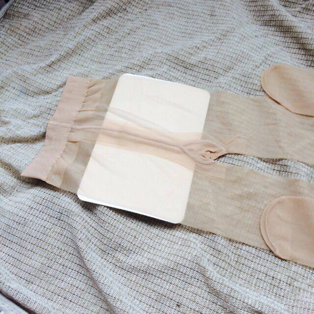 Slip anti-wiping ultra-thin T crotch invisible stockings lady with socks