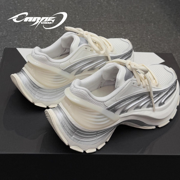 Спортивная обувь CARPE DIEM Cyber Mecha daddy shoes XLG, мужская и женская зимняя универсальная повседневная обувь для бега, тренд