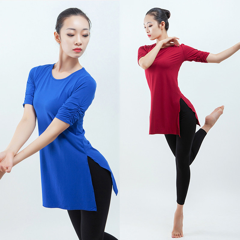 Modern Dance Dress Rehearsical Service Women Suit Loose Modale Classical Body Set Training Blouses Into Personal Rhymes