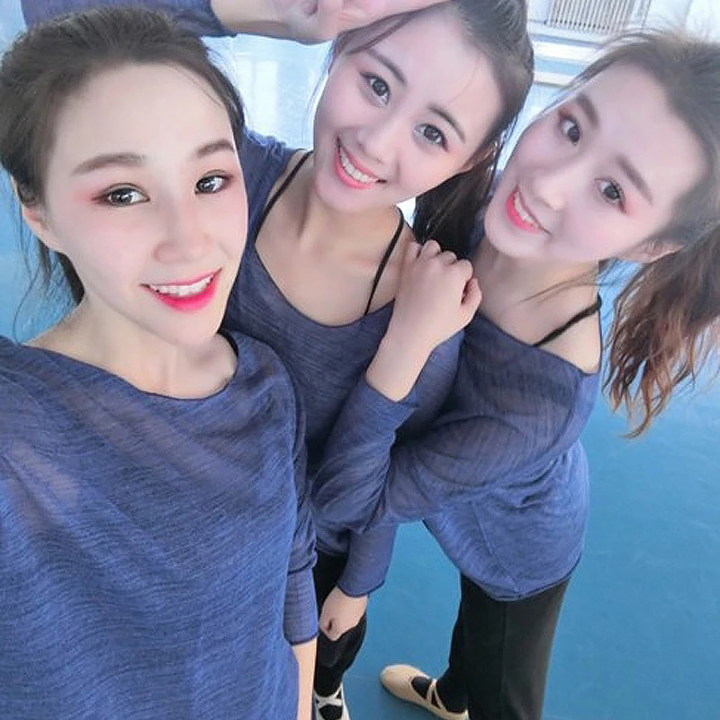 New modern dance practice Costume For Adults Ladies Wide Loose Body Rhyme Yoga Tennis Body Blouses Perform Classical Suits