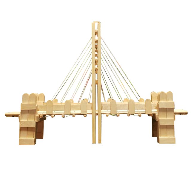 Suspension Bridge Popsicle Sticks
