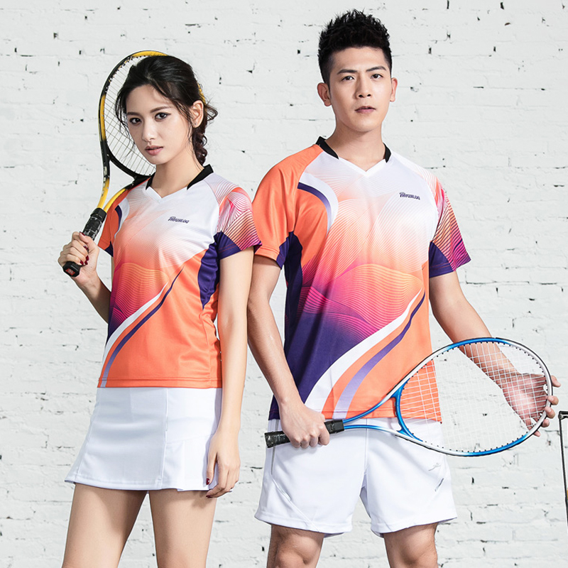 Speed Dry Breathable Volleyball Clothes Men's Suit Women's Badminton Suit Blouses Customize Tennis Sportswear Table Tennis Suit Invoicing