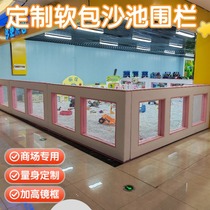 Mall Soft Bag Plus High Box Sandpool Childrens Paradise Softball Pool Playbar Indoor Partition Guard Rail Fencing Custom