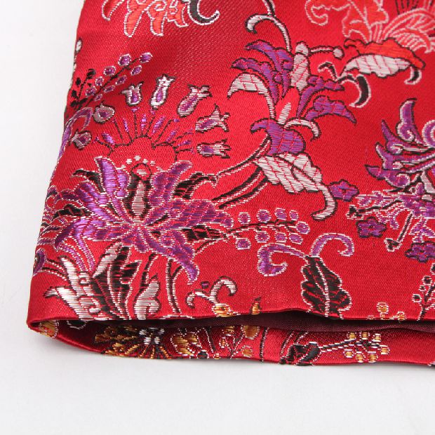 Trung và già mùa xuân và mùa thu Tang phù hợp với áo khoác dài tay mẹ tải satin lỏng giản dị của phụ nữ thêu đứng cổ áo sơ mi cỡ lớn đầm suông tuổi trung niên