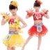 Ngày tết thiếu nhi Trang phục dành cho trẻ em Cô gái váy Tutu Váy hoa mẫu đơn Cổ tích công chúa Váy mẫu giáo Trang phục biểu diễn - Trang phục