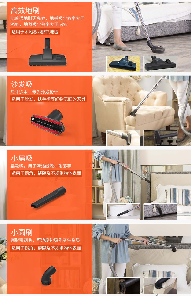 máy hút bụi panasonic Máy hút bụi khách sạn làm sạch khách sạn đặc biệt công suất cao trang trí bụi hộ gia đình loại thảm hút lông chó động vật tip - Máy hút bụi máy huý bụi cầm tay