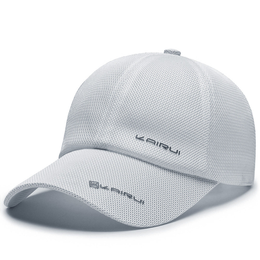 Summer mesh hat breathable quick-drying outdoor baseball cap women's casual peaked cap sunshade sunscreen sun hat men's fashion