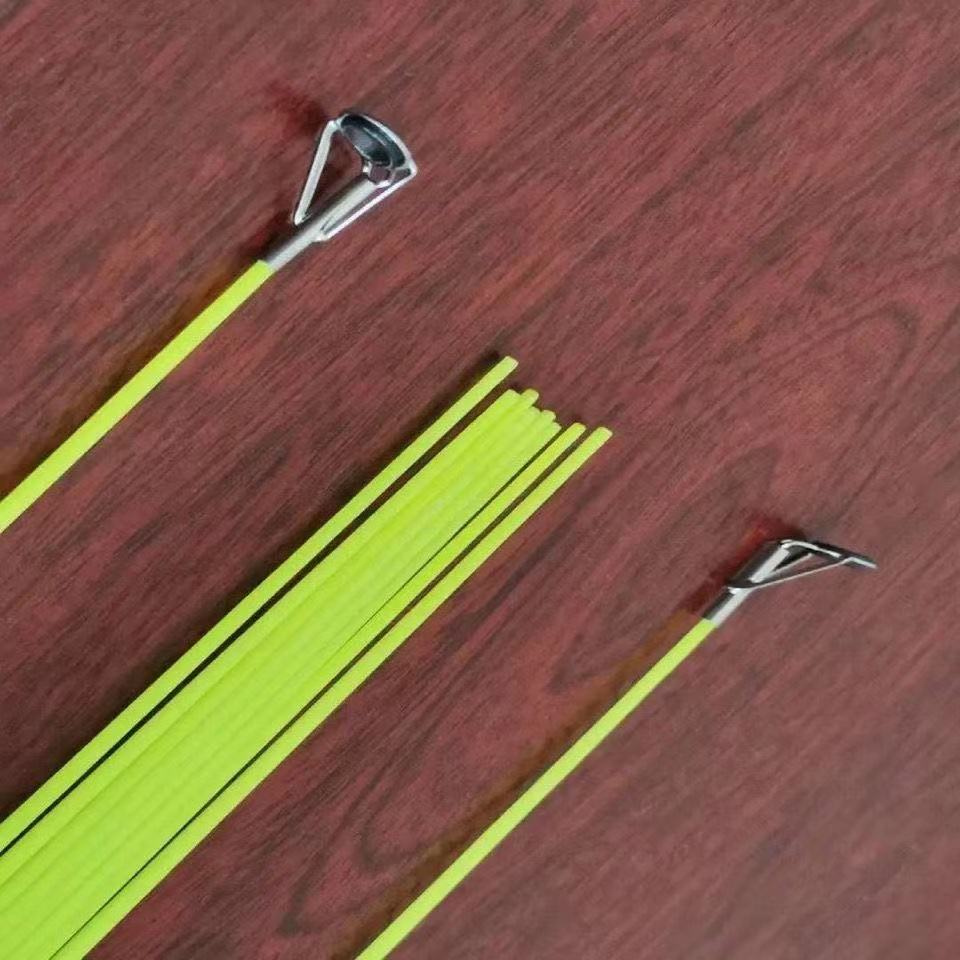 Sea Rod Rod A Slightly Fishing Rod with Rod Tips Section Fiberglass Solid Slightly Over Line Fishing Rod Tip Broken Pole Repair