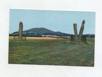 uk blank old postcard staninstanes olundie and largo law