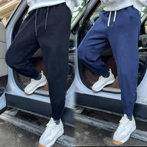 Spring and autumn new radish pants online red homo-style loose sports casual pants Chaumen pure color 100 hitchhiking Han version Harun Wei pants