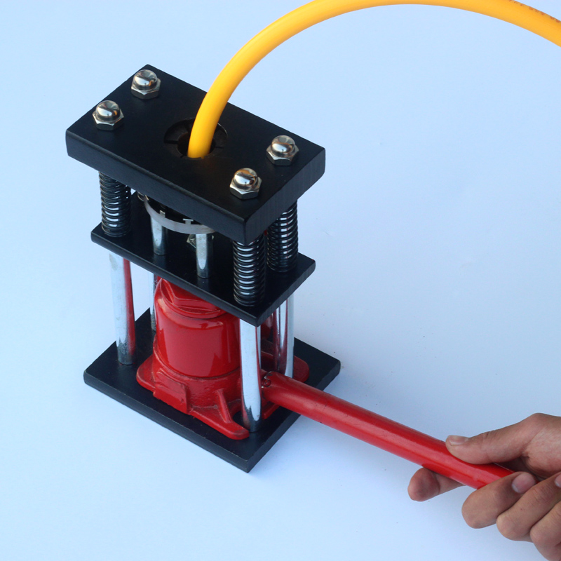 Manual hydraulic pump buckle pipe machine agricultural spray pump sprayer high pressure hose copper joint quick pipe press machine manual