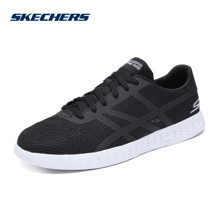 Skechers斯凯奇男鞋新款吴尊同款健步鞋 网布透气运动鞋 53817