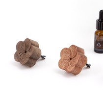 Plum blossom diffuser Car air outlet diffuser essential oil perfume aromatherapy wood bedside bedroom portable boxed diffuser