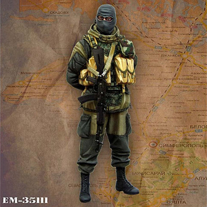 Crazy tourr 1/35 người lính nhựa mô hình gói lính Nga hiện đại GK mô hình tay trắng 347 - Capsule Đồ chơi / Búp bê / BJD / Đồ chơi binh sĩ