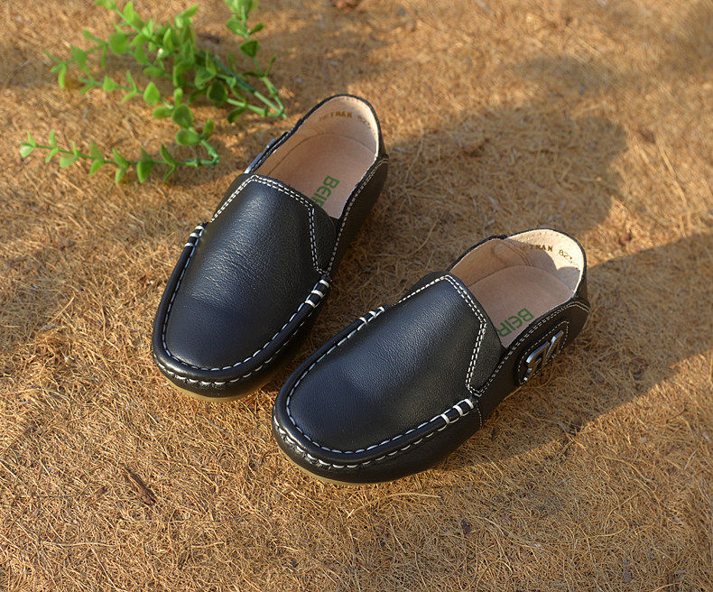 Chaussures enfants en cuir pour printemps - semelle tendon - Ref 1007309 Image 26