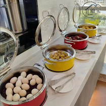 YABAO hotel buffet color warming stove hot dish pot stainless steel warming stove heat preservation lamp