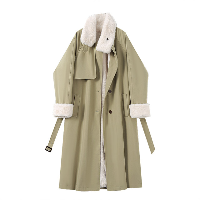 GeNaQi Korean style temperament plus velvet and thickened padded jacket for women 2025 autumn and winter new niche coat jacket