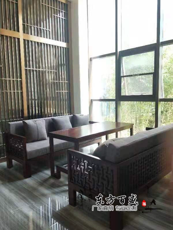 Văn phòng bán hàng mới của Trung Quốc thương lượng sàn ghế sofa Khu vực thương lượng khách sạn tiếp tân trang trí nội thất mềm mại đồ nội thất phòng trà - Nội thất khách sạn