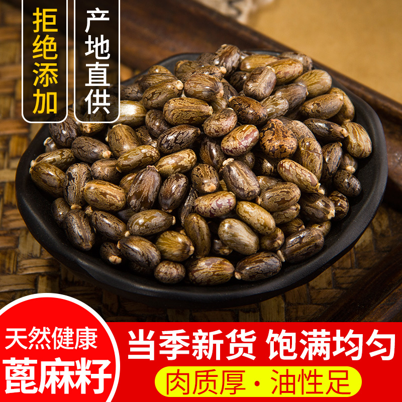New arrival castor bean castor bean 500g red hemp seed Chinese medicinal material castor bean castor seed