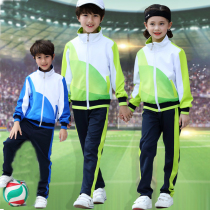 Primary and primary school students Banfu Spring and Autumn Games Walking Party Clothing A 23 4th grade male and female childrens school uniforms blue
