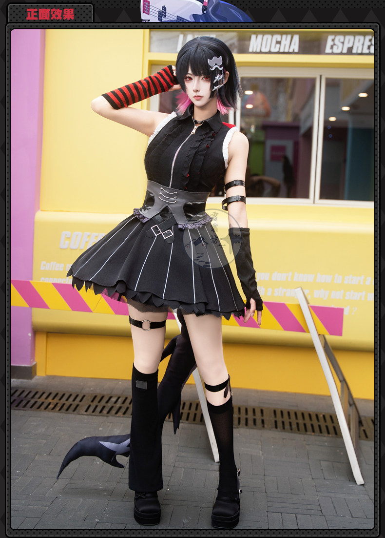 Zenless Zone Zero FES Ellen Joe Cosplay Costume, Anime Outfit Cute Set