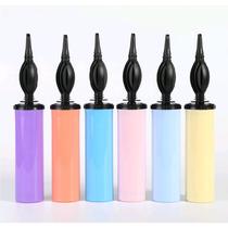 Balloon inflator macaron hand push two-way plastic inflatable pump