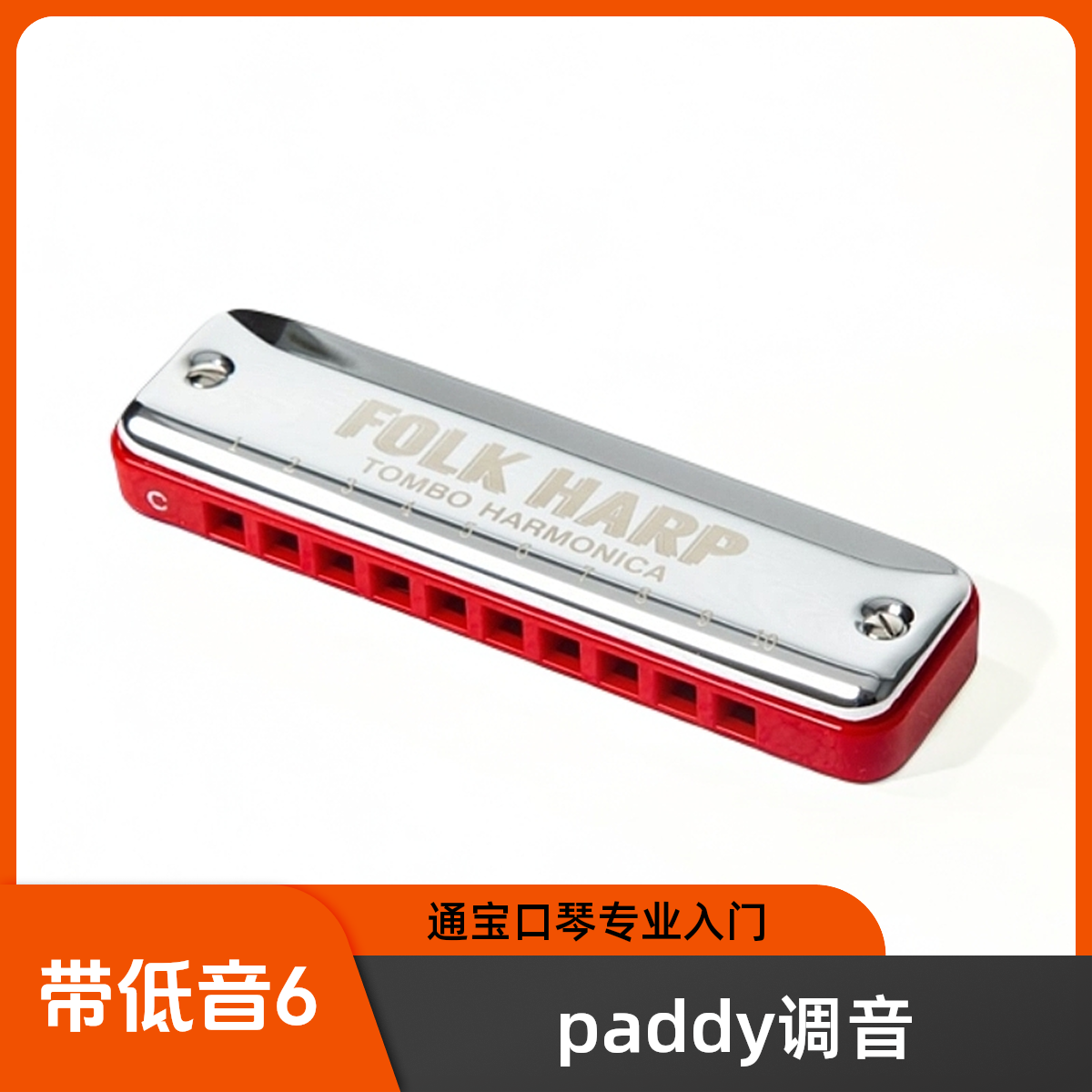 Tongbao 上級入門レベルの演奏 10穴パディハーモニカ 6610H 大人と子供の初心者の練習プロ