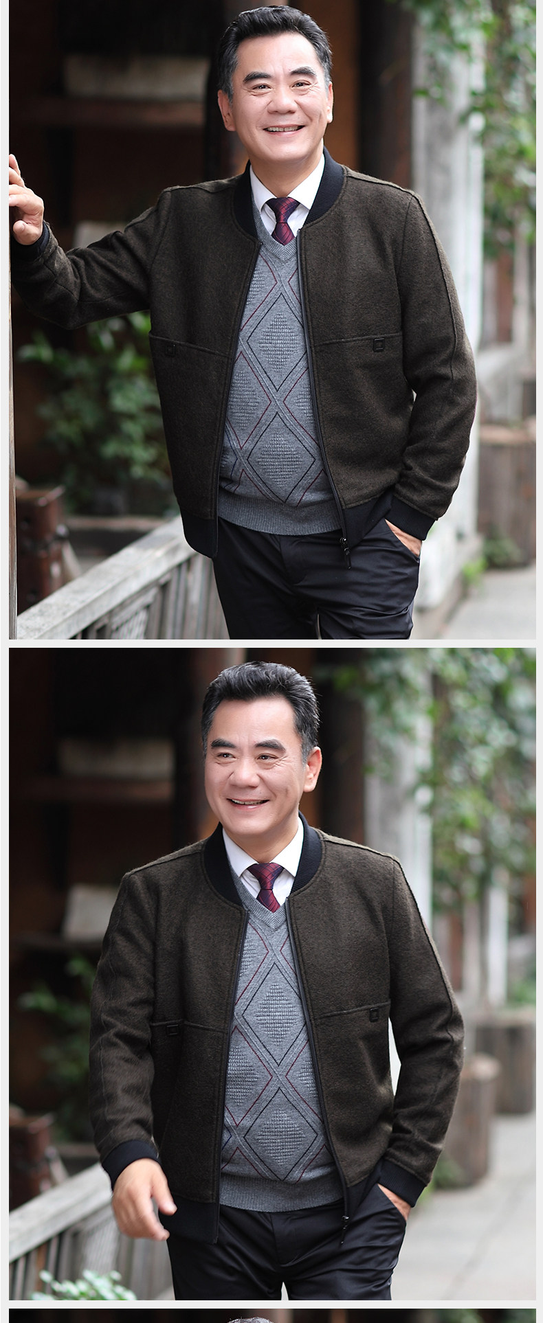 Blouson homme manches longues en Laine - Ref 3116729 Image 15