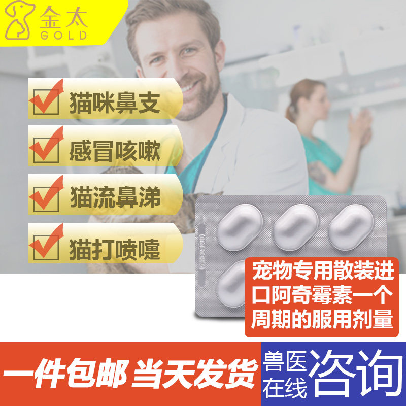 Azithromycin pet special chlamydia sub-primary Botox infection with cat dog coughing and sneezing runny nose