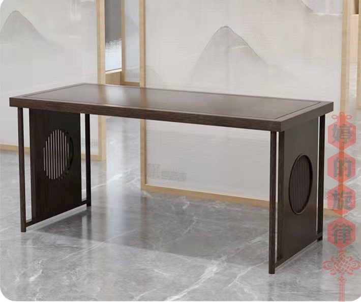 New Chinese dining table sample house exhibition center negotiation sofa tea house club homestay dining room box reception card seat combination high-end