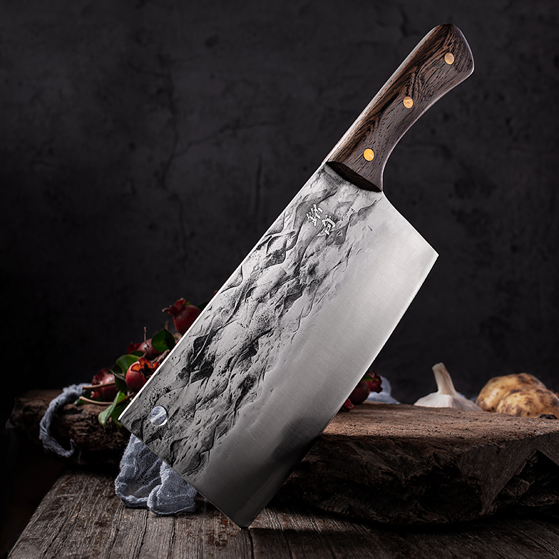 Forged kitchen knife household chopped slicing chopped bone Yangjiang handmade blister kitchen sharp express grinding-free knife stainless steel