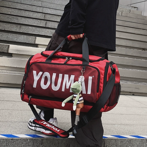 Вместительная и большая сумка для путешествий, багажная сумка через плечо, спортивная спортивная сумка с разделителями для плавания