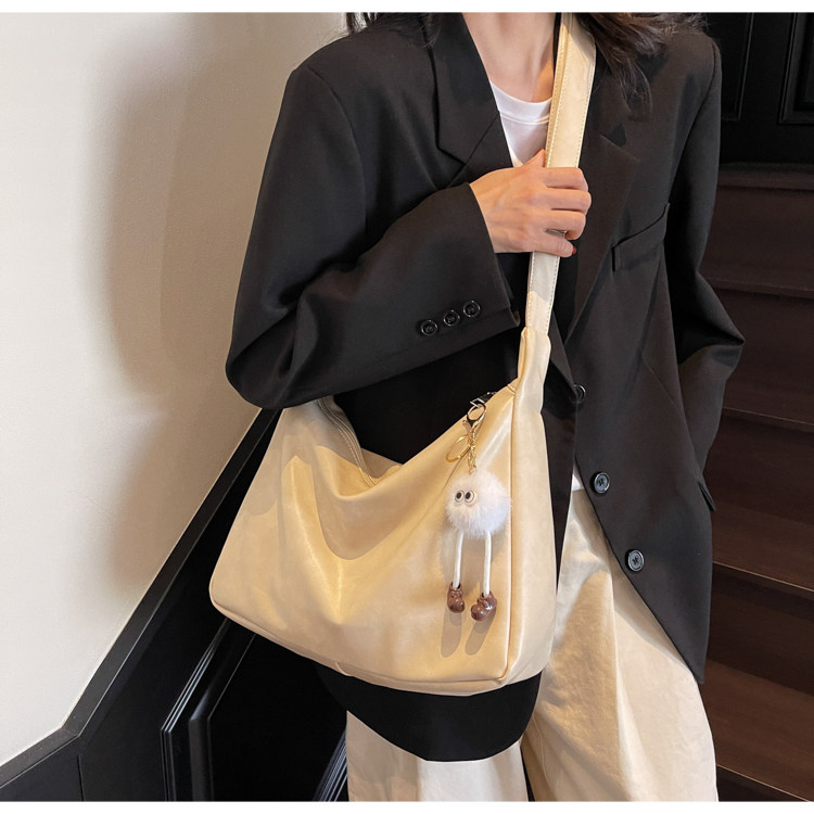 Women's Versatile Casual Shoulder Bucket Bag For Work And Travel_voghion.com