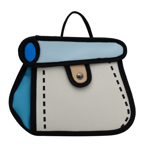 Мультяшный небольшой дизайнерский шоппер, сумка через плечо