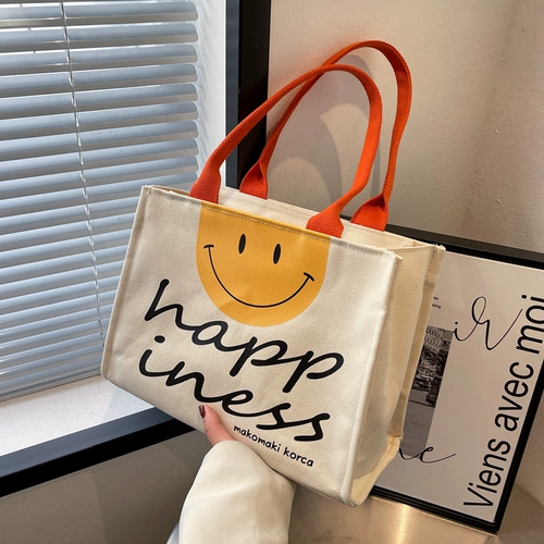 Вместительная и большая сумка, мультяшный портативный шоппер, популярно в интернете